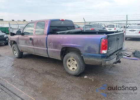 1999 Chevrolet Silverado 1500 Ls из США, поврежденный, VIN 2GCEK19T3X1206866